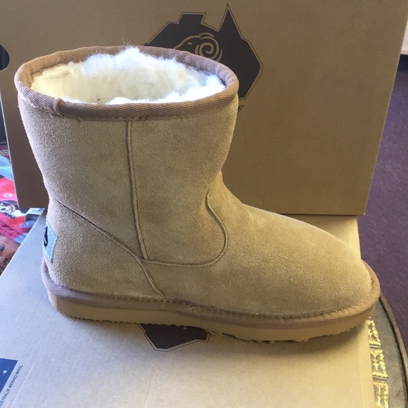 Aussie Merino Aukland Kids High Boot: Size Y2 - Picture 7 of 12